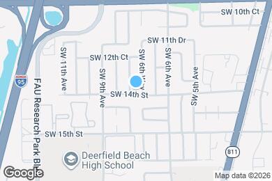 Map image of the property - 681 SW 14th St