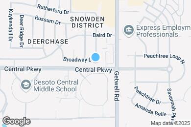 Map image of the property - 2893 Broadway Dr