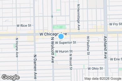 Map image of the property - 1830 W Superior St