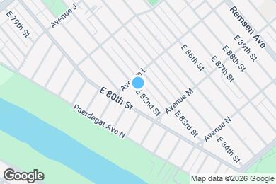 Map image of the property - 1226 E 82nd St