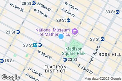 Map image of the property - 10 W 25th St