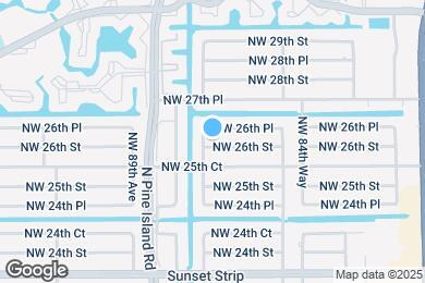 Map image of the property - 8681 NW 26th St