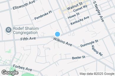Map image of the property - 5216 5th Ave