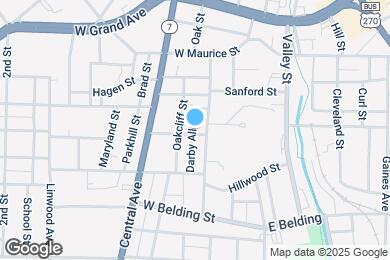 Map image of the property - 227 Barker St