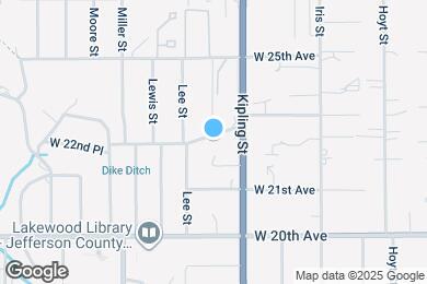 Map image of the property - 10120 W 23rd Ave