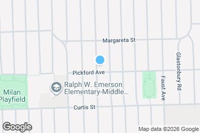 Map image of the property - 18420 Warwick St