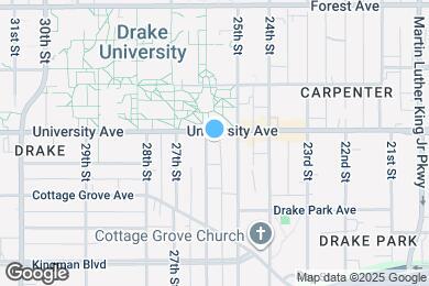 Map image of the property - 2530 University Ave