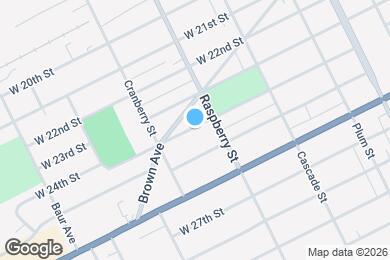 Map image of the property - 1123 W 24th St