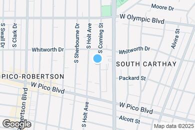 Map image of the property - 1139 S Corning St
