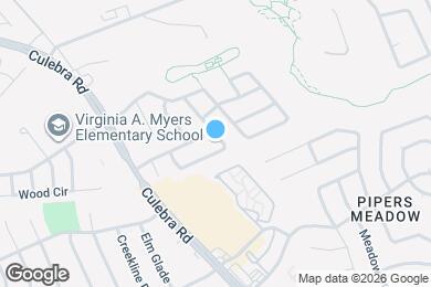 Map image of the property - 3815 Grissom Woods