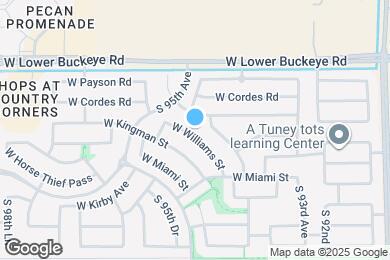 Map image of the property - 9550 W Williams St