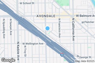 Map image of the property - 2963 W Nelson St