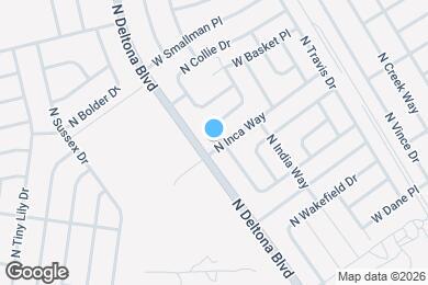 Map image of the property - 824 W Marguerita Dr