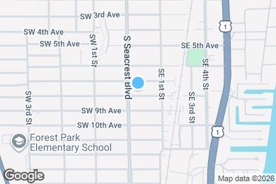Map image of the property - 113 SE 8th Ave