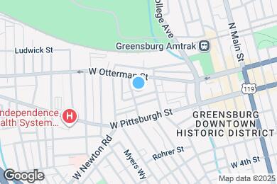 Map image of the property - 321 Hawthorne Ave