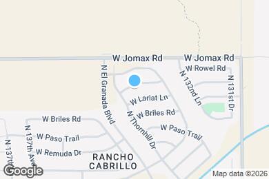 Map image of the property - 13409 W Tether Trail