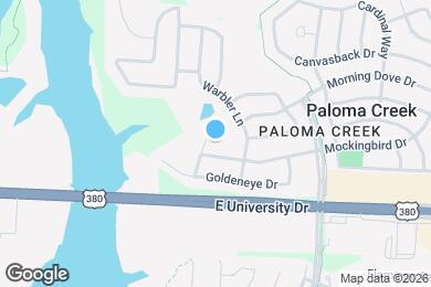 Map image of the property - 824 Blue Heron Ln