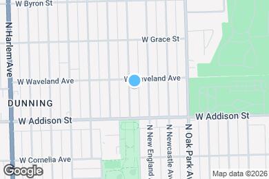 Map image of the property - 3647 N Newland Ave