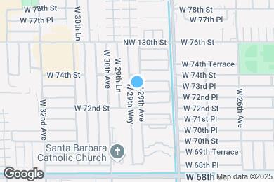 Map image of the property - 7300 W 29th Ave