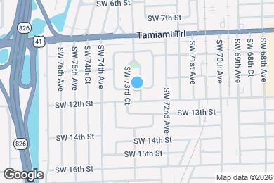 Map image of the property - 1120 SW 73rd Ave
