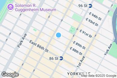 Map image of the property - 211 E 88th St