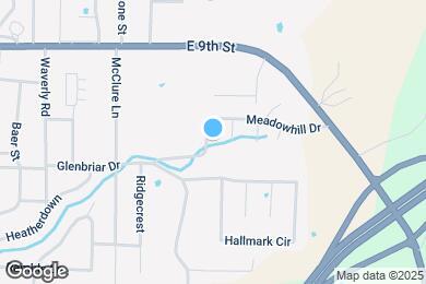 Map image of the property - 1516 Meadowhill Dr