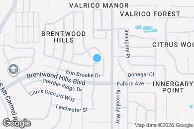 Map image of the property - 717 Sand Ridge Dr