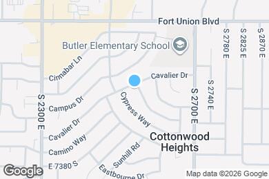 Map image of the property - 2560 Cavalier Dr