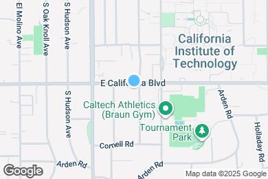 Map image of the property - 1000 E California Blvd
