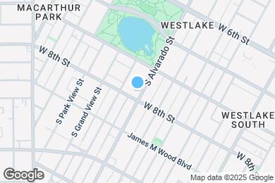 Map image of the property - 741 S Alvarado St
