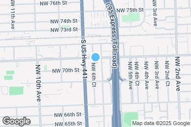 Map image of the property - 7043 NW 6th Ct