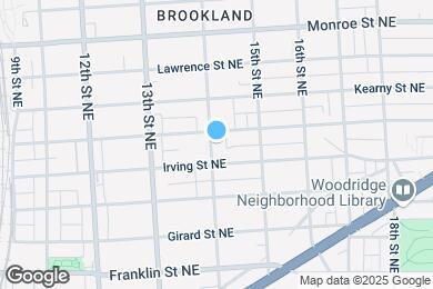 Map image of the property - 3107 14th St NE