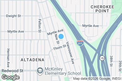 Map image of the property - 3335 Nile St