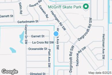 Map image of the property - 1282 Amelia Ave SW