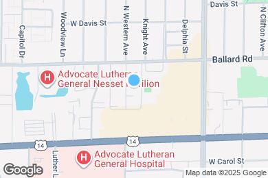 Map image of the property - 8970 N Parkside Ave