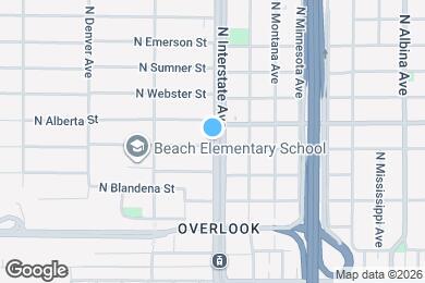 Map image of the property - 1505 N Humboldt St