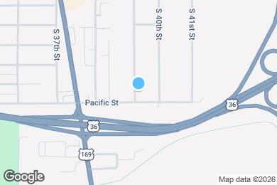 Map image of the property - 2003 S 39th St