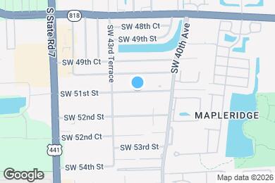 Map image of the property - 4174 SW 51st St