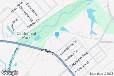 Map image of the property - 1 Rosehaven Dr