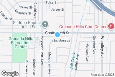 Map image of the property - 16501 Kingsbury St