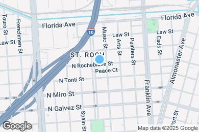 Map image of the property - 2550 N Rocheblave St