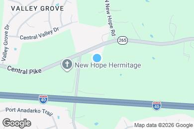 Map image of the property - Declan Hermitage