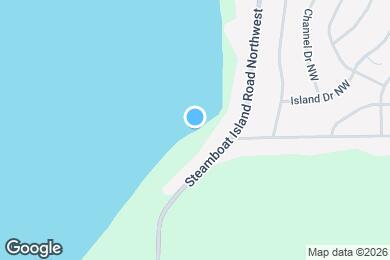 Map image of the property - 9621 Steamboat Island Road Northwest
