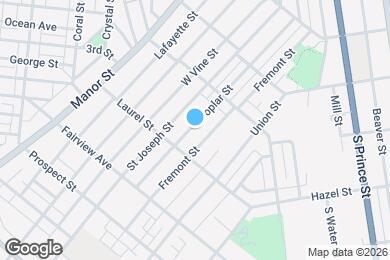 Map image of the property - 654 Poplar St