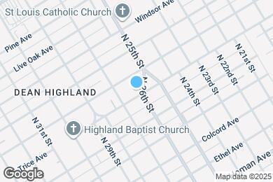 Map image of the property - 2603 Trice Ave