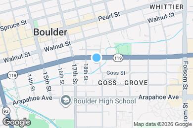 Map image of the property - 1842 Canyon Blvd