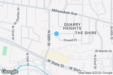 Map image of the property - 1313 N 67th St