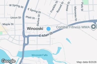 Map image of the property - 111 E Allen St