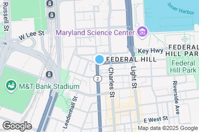 Map image of the property - 805 S Hanover St