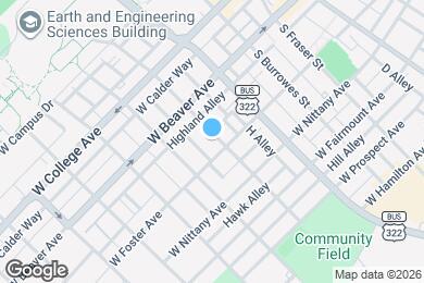 Map image of the property - 244 S Barnard St